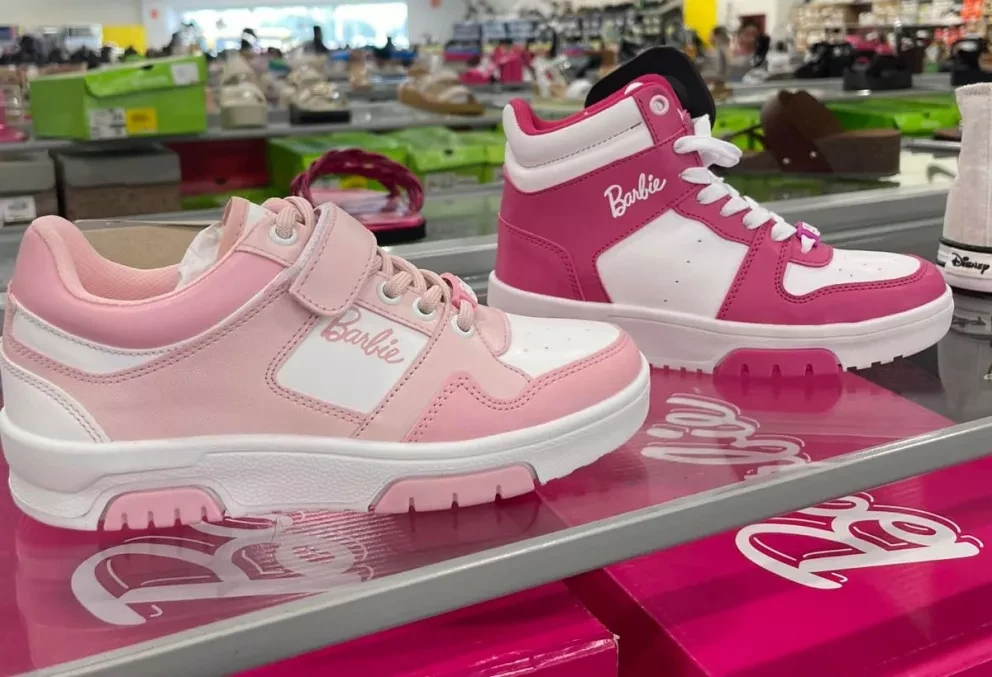 Los nuevos modelos de tenis Barbie. Foto: Cortesía