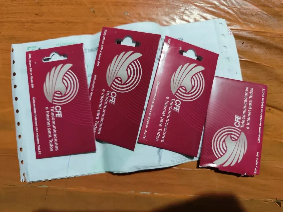 Costo de los paquetes de internet de la CFE para usar la tarjeta SIM que entregan de manera gratuita. Foto: Cortesía