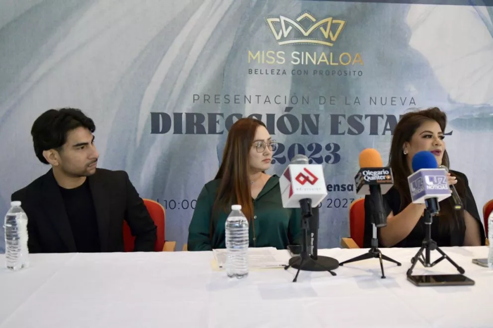 Presentación de la Dirección Estatal del certamen de Miss Sinaloa. Foto; Cortesía