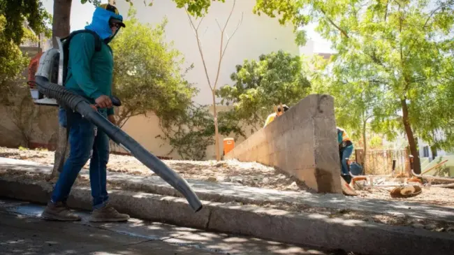Realizan jornada de limpieza en Infonavit Cañadas. Foto: Cortesía