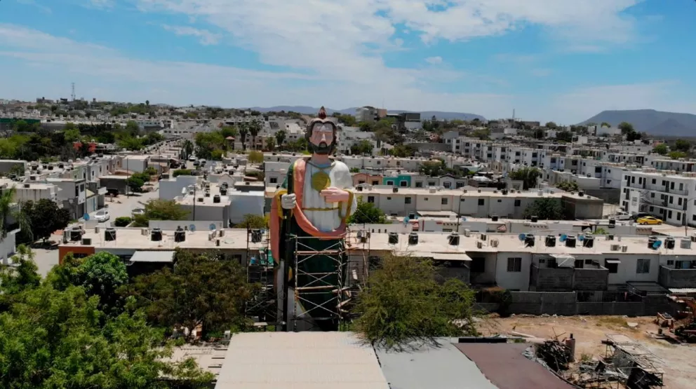 La escultura gigantes de San Judas Tadeo. Foto: Lino Ceballos