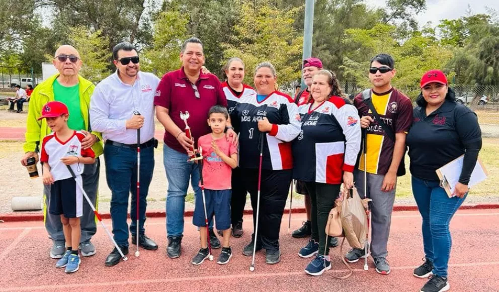 Algunos de los deportias del encuentro deportivo Ahome por la Discapacidad 2023. Foto: Cortesía