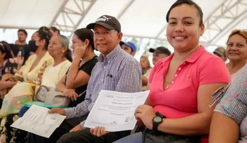 Comienza la entrega de ayudas de los programas del Bienestar. Foto: Cortesía