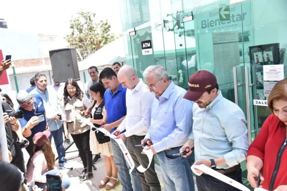 Inauguran sucursal de Banco Bienestar en Guamúchil. Foto: Cortesía