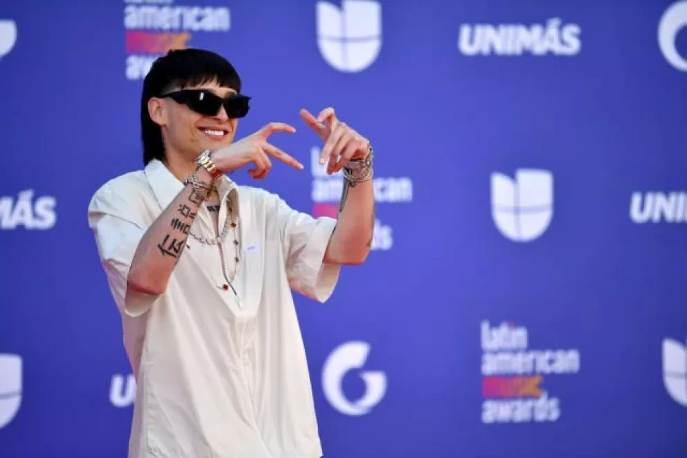El cantante Peso Pluma habla de su éxito en Spotify. Foto: Cortesía