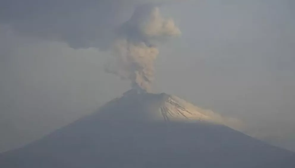 Protección Civil dijo que hasta las 6:00 horas de hoy se mantiene el semáforo en Amarillo fase 3 de la alerta volcánica del Popocatépetl.
