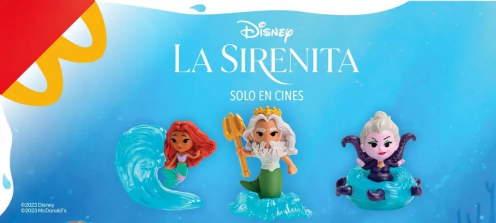 La Sirenita llega a la Cajita Feliz de McDonald’s. Foto: McDonald’s.