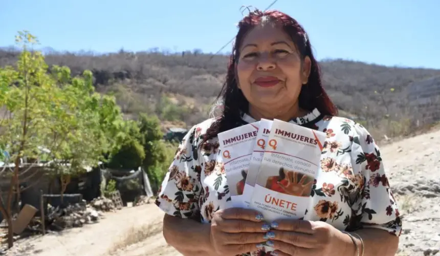 Vicky es integrante del Grupo Adultas Mayores del Centro de Atención a Víctimas de Violencia (CESAVVI).