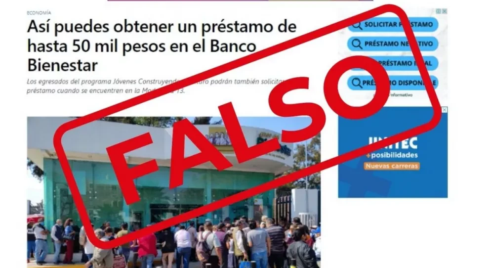 Financiera para el Bienestar, Secretaría de Bienestar y Banco del Bienestar informan sobre notas falsas respecto a créditos