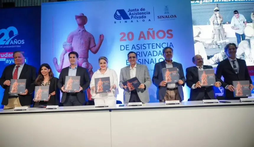 La JAP presenta el libro “20 años de Asistencia Privada en Sinaloa”