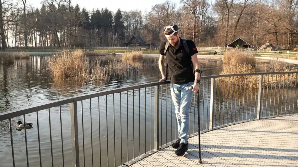 Gert-Jan Oskam, vuelve a caminar. Foto; Sinc