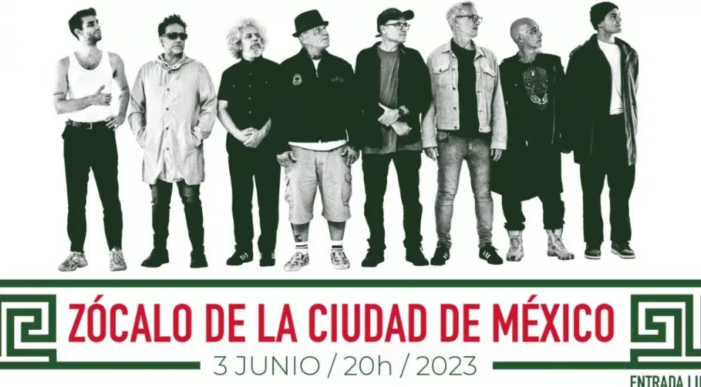 Así puedes ver en vivo el concierto de los Los Fabulosos Cadillacs que realizarán en el Zócalo capitalino.