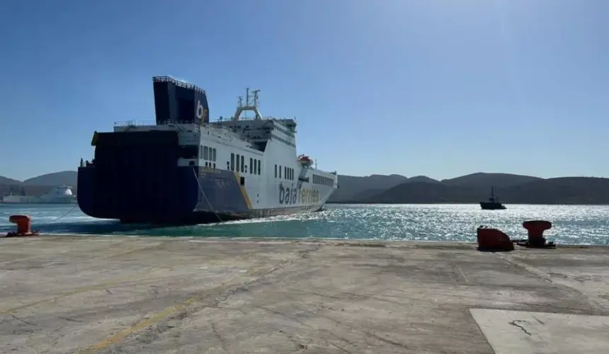 California Star es el nuevo ferry que presta servicio de Topolobampo. Foto: Cortesía