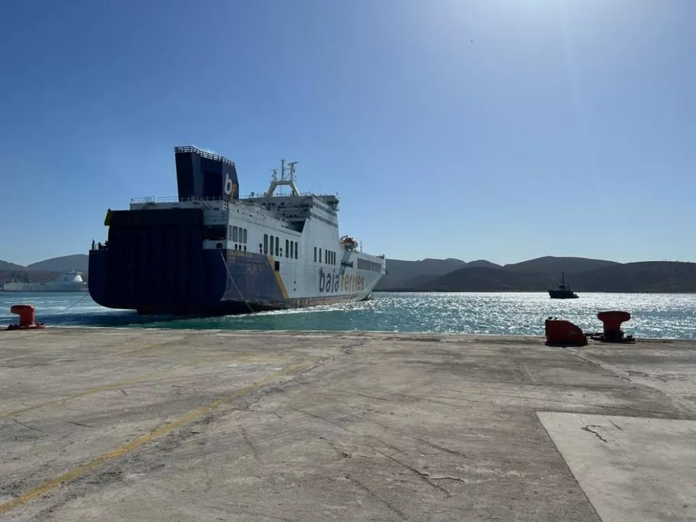 California Star es el nuevo ferry que presta servicio de Topolobampo. Foto: Cortesía