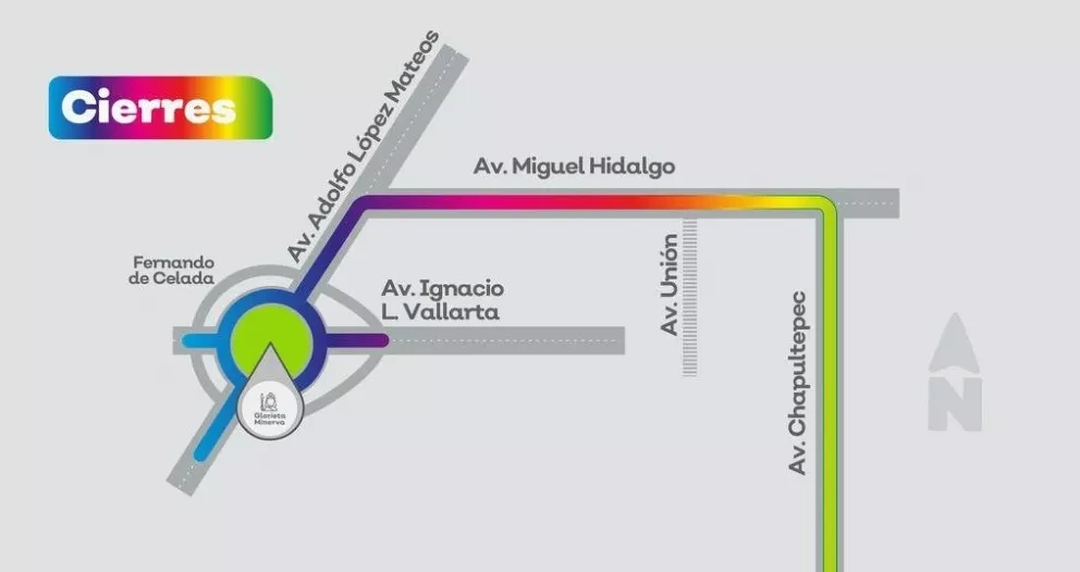 Rutas de camiones públicos en Guadalajara modificarán sus recorridos por marcha y mitin LGBTTTI 2023.
