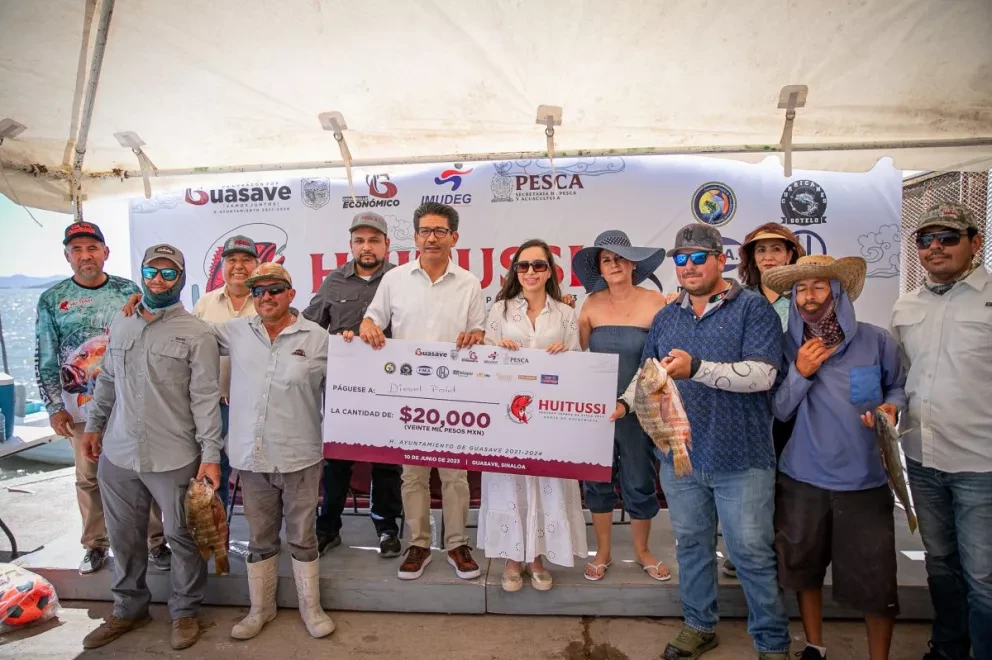 El primer lugar del torneo de pesca fue para el equipo de Diesel Point. Foto: Cortesía