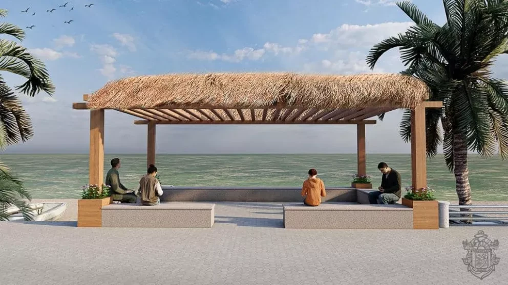 Inicia construcción de nuevo mirador en el puerto de Mazatlán. Foto: Cortesía