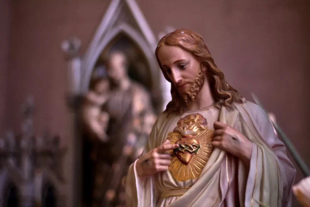 Frases del Sagrado Corazón de Jesús. Foto. Jonathan Dick, OSFS