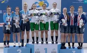 Las hermanas Luz Daniela y Antonieta Gaxiola obtienen medalla de oro en el Campeonato Panamericano de Ciclismo de Pista en Argentina