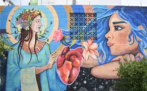 Murales renuevan las esperanzas de los habitantes de Alturas del Sur
