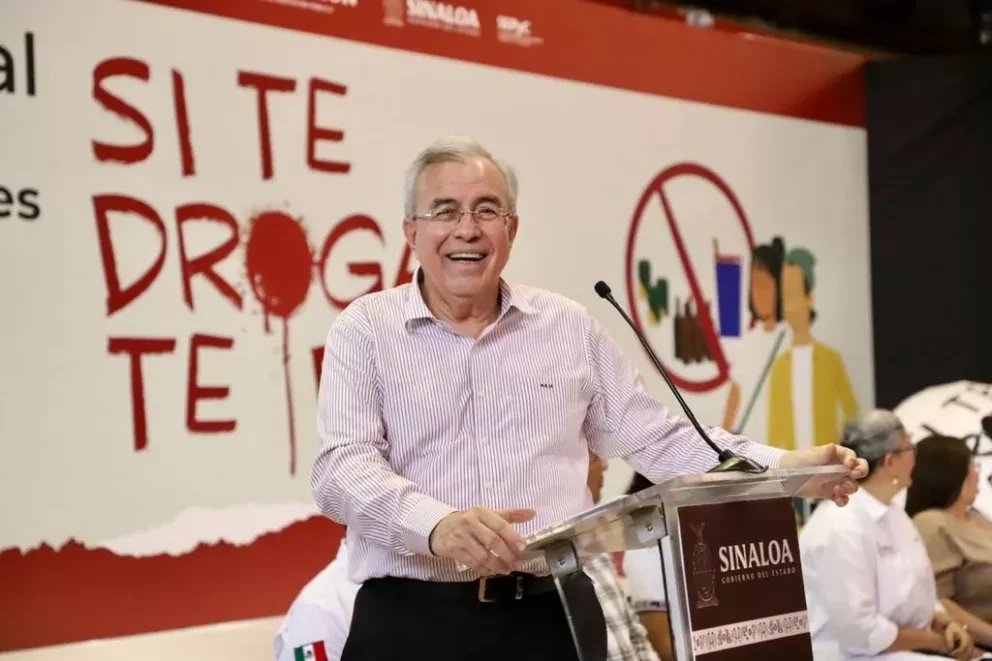 El gobernador, Rubén Rocha Moya, lideró el inicio de la Jornada Nacional Si te drogas te dañas en Sinaloa que inició el pasado sábado.