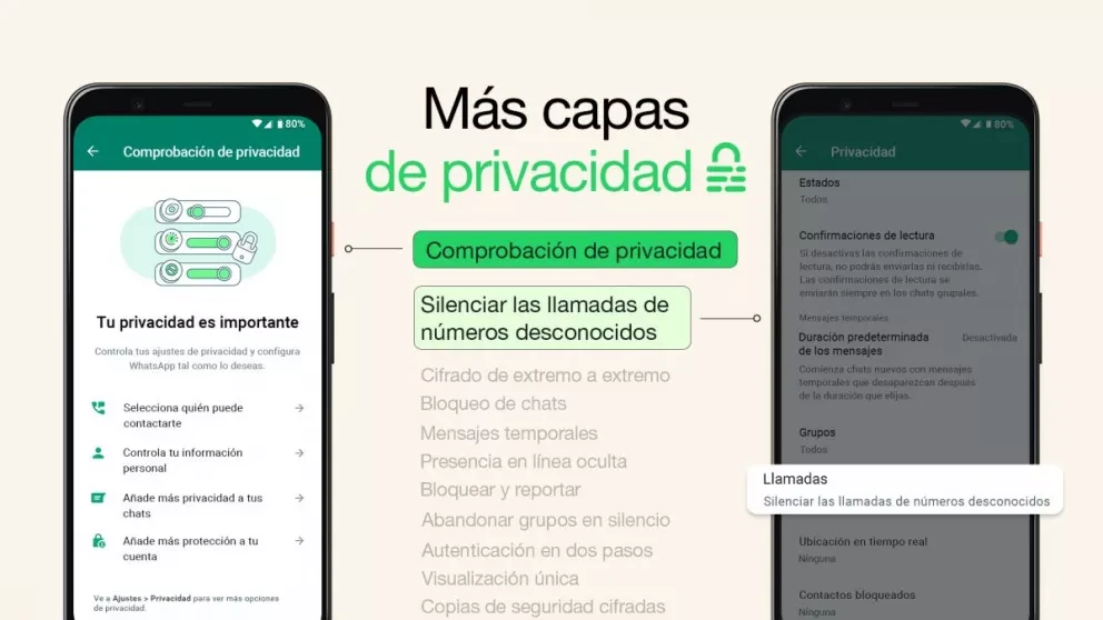 WhatsApp. Cómo activar la nueva función de silenciar llamadas de números desconocidos.