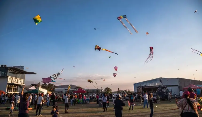 Festival del Papalote a Teotihuacán 2023. Foto: Cortesía