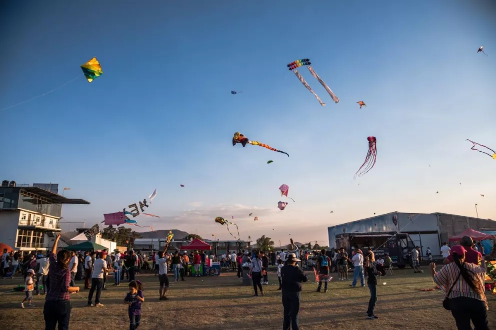 Festival del Papalote a Teotihuacán 2023. Foto: Cortesía