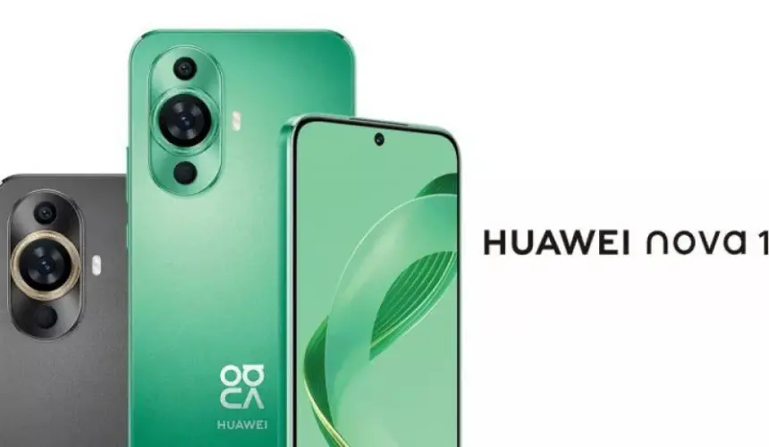 Las funciones del smartphone Huawei Nova 11 Pro con piel vegana. Foto; Cortesía