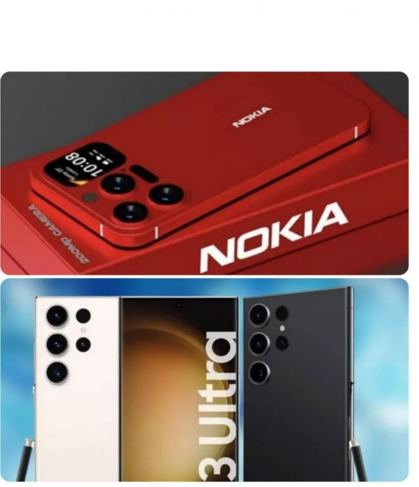 Comparaciones entre el Nokia Magic Max y Samsung Galaxy S23 Ultra. Foto: Cortesía