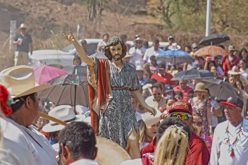 Celebran el Día de San Juan Bautista, en El Fuerte. Foto: Cortesía