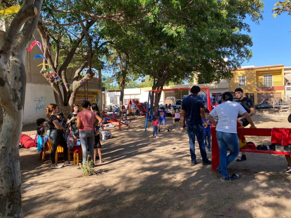 El parque se ubica sobre la calle Juan Rulfo, en la colonia Pípila al sur de Culiacán.