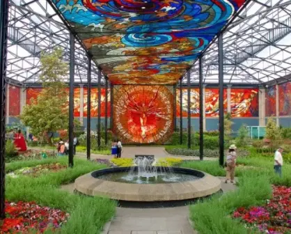 El Cosmovitral: Un paseo entre plantas, colores y arquitectura