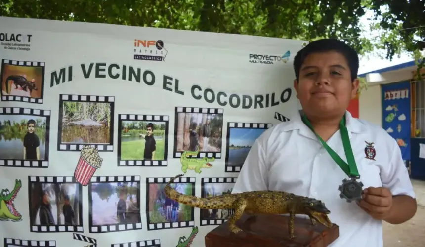 En El Vergel Navolato, José Luis es el héroe defensor de “su vecino el cocodrilo”