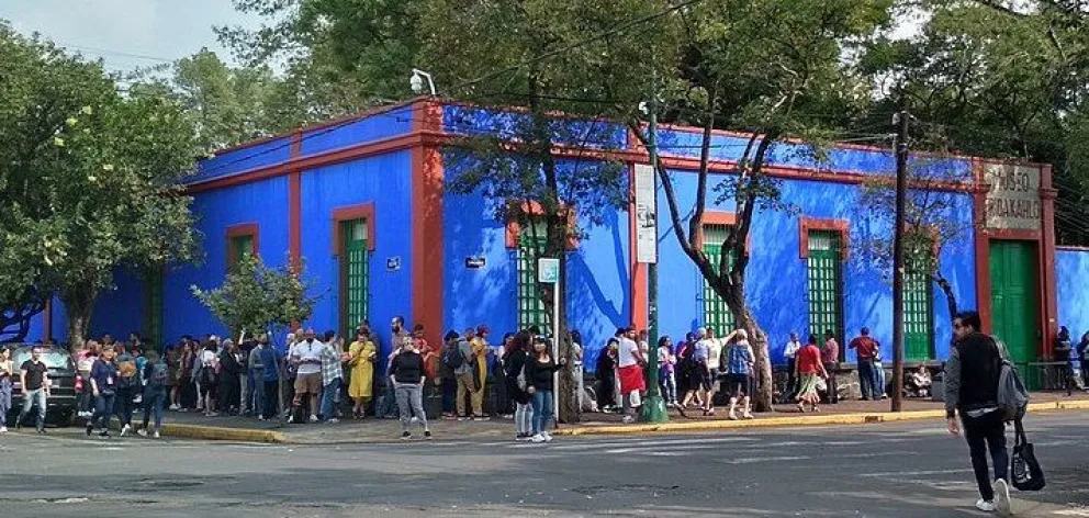 Museo Frida Kahlo (Casa Azul) en CDMX. Foto: Cortesía