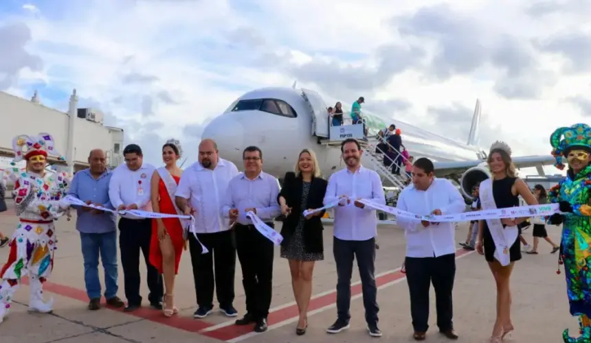 Inauguran vuelo Cd. Juárez- Mazatlán; operará 3 veces a la semana