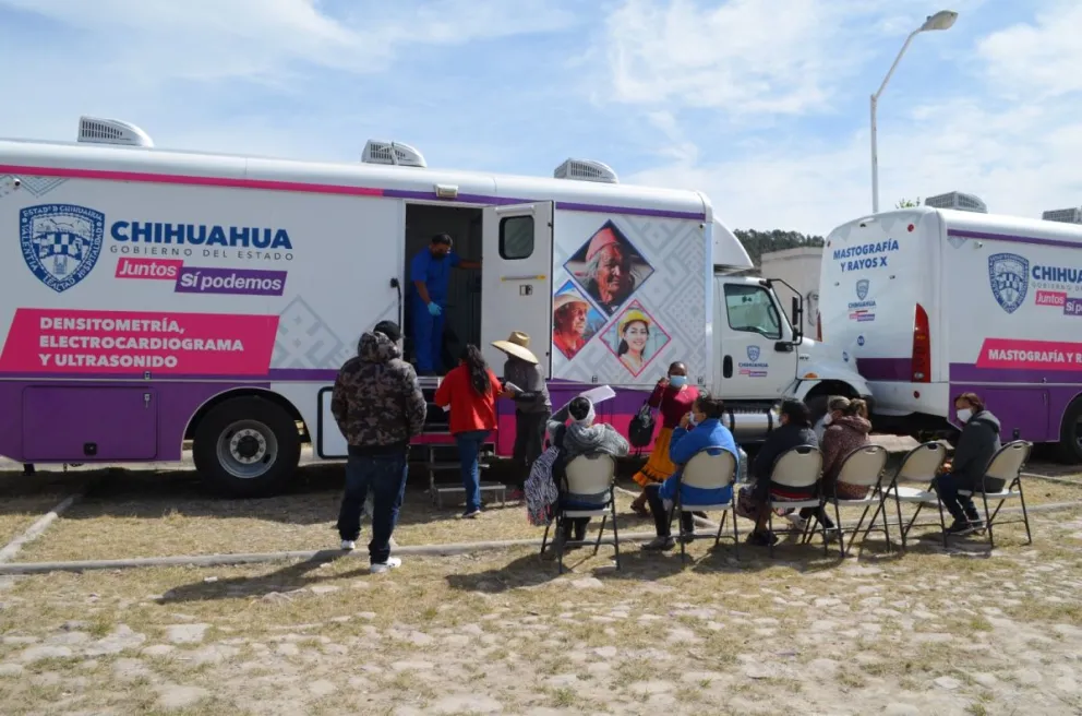 Lugares que recorrerán las Clínicas Móviles en Chihuahua, para dar consultas médicas gratis a la población. Foto: Cortesía