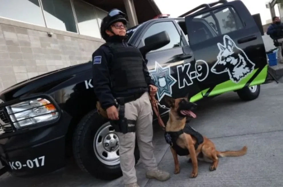 Academia de policía en Puebla cuenta con nueva unidad canina