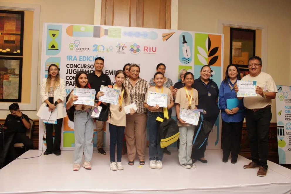 Crean niñas y niños ideas de negocio en el 1er concurso “Juguemos a emprender” en Mazatlán.