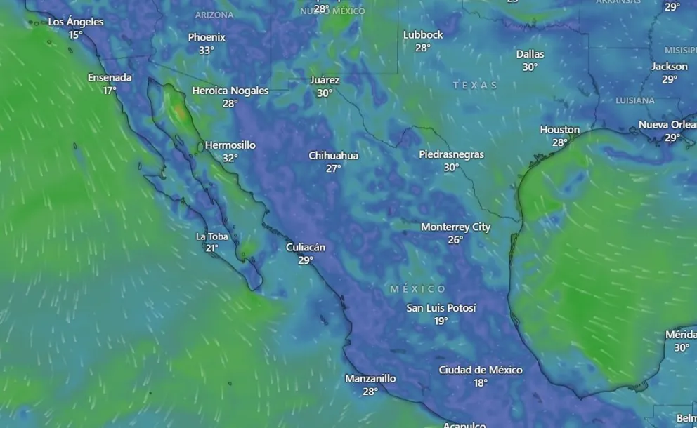 Clima 6 de julio México. Tlaloc traerá lluvias a Chiapas, Colima, Estado de México, Guerrero, Jalisco, Michoacán, Nayarit, Oaxaca y Puebla.