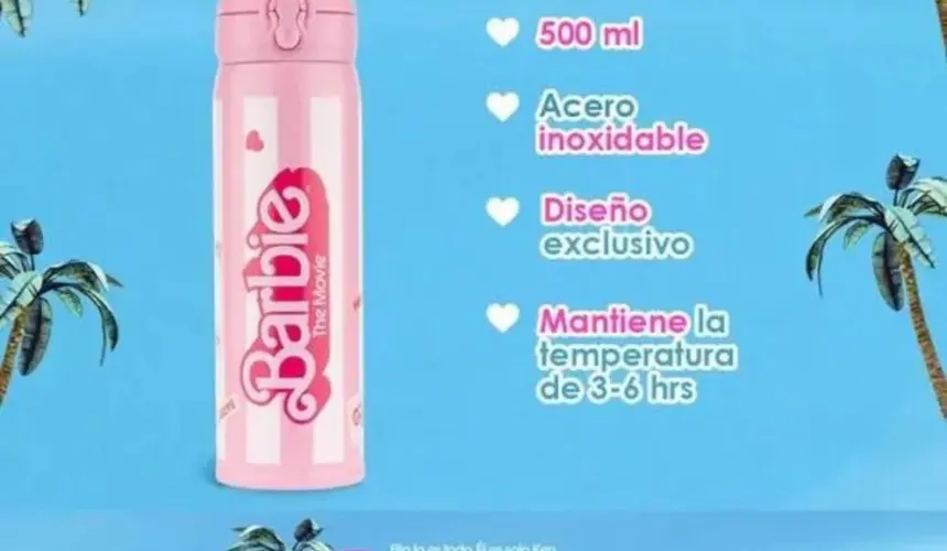 Bonafont lanza termo coleccionable de Barbie; Cuánto cuesta y dónde comprarlo. Foto: Cortesía