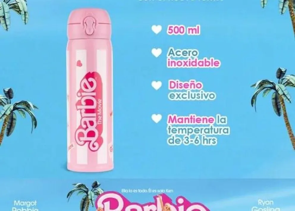 Bonafont lanza termo coleccionable de Barbie; Cuánto cuesta y dónde comprarlo. Foto: Cortesía