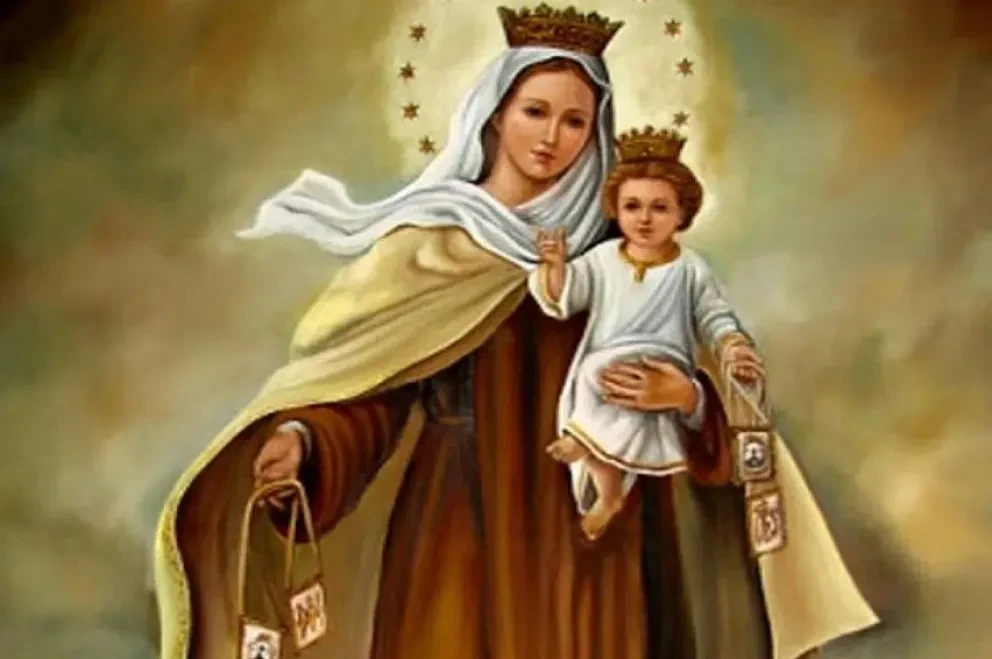 Oraciones a la virgen del Carmen.