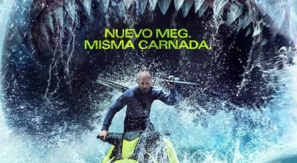 La palomera de la película Megalodón 2, estará a la venta próximamente en Cinépolis. Foto: Cortesía