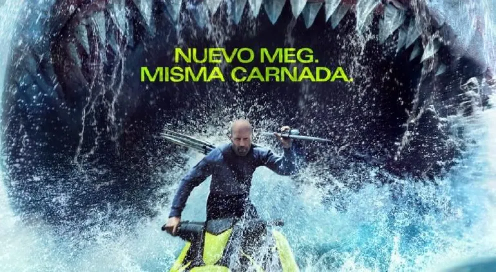 La palomera de la película Megalodón 2, estará a la venta próximamente en Cinépolis. Foto: Cortesía
