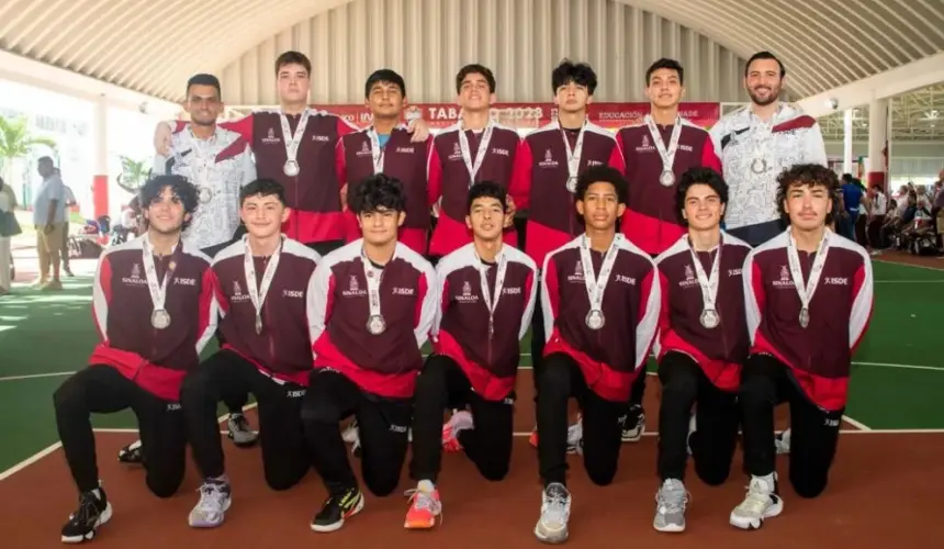 Sinaloa conquista medalla plata en Basquetbol en los Juegos Nacionales CONADE 2023.