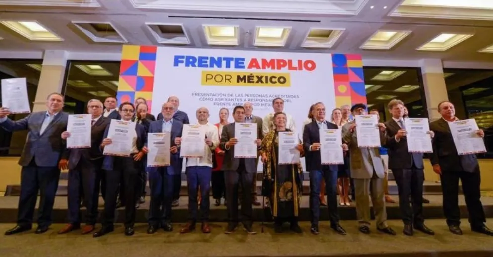 Ellos son los 13 aspirantes de Frente Amplio por México.