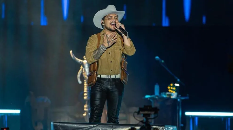 Christian Nodal ofrecerá concierto en el Palenque de la Fiestas de Guadalajara 2023. Foto: Cortesía