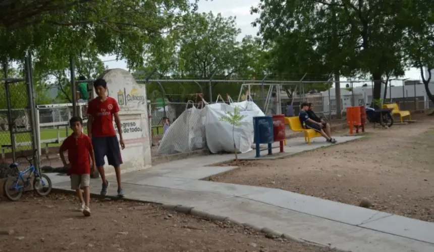 “Mi parque recicla”, inicio en la Unidad Deportiva Prados Del Sur, Sociedad Policía, en la colonia Prados del Sur. Fotos: Juan Madrigal