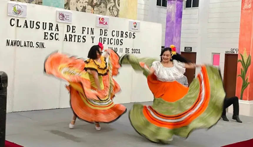 Alumnos del INCA dan muestra de talento y expresión durante la clausura de talleres en Navolato